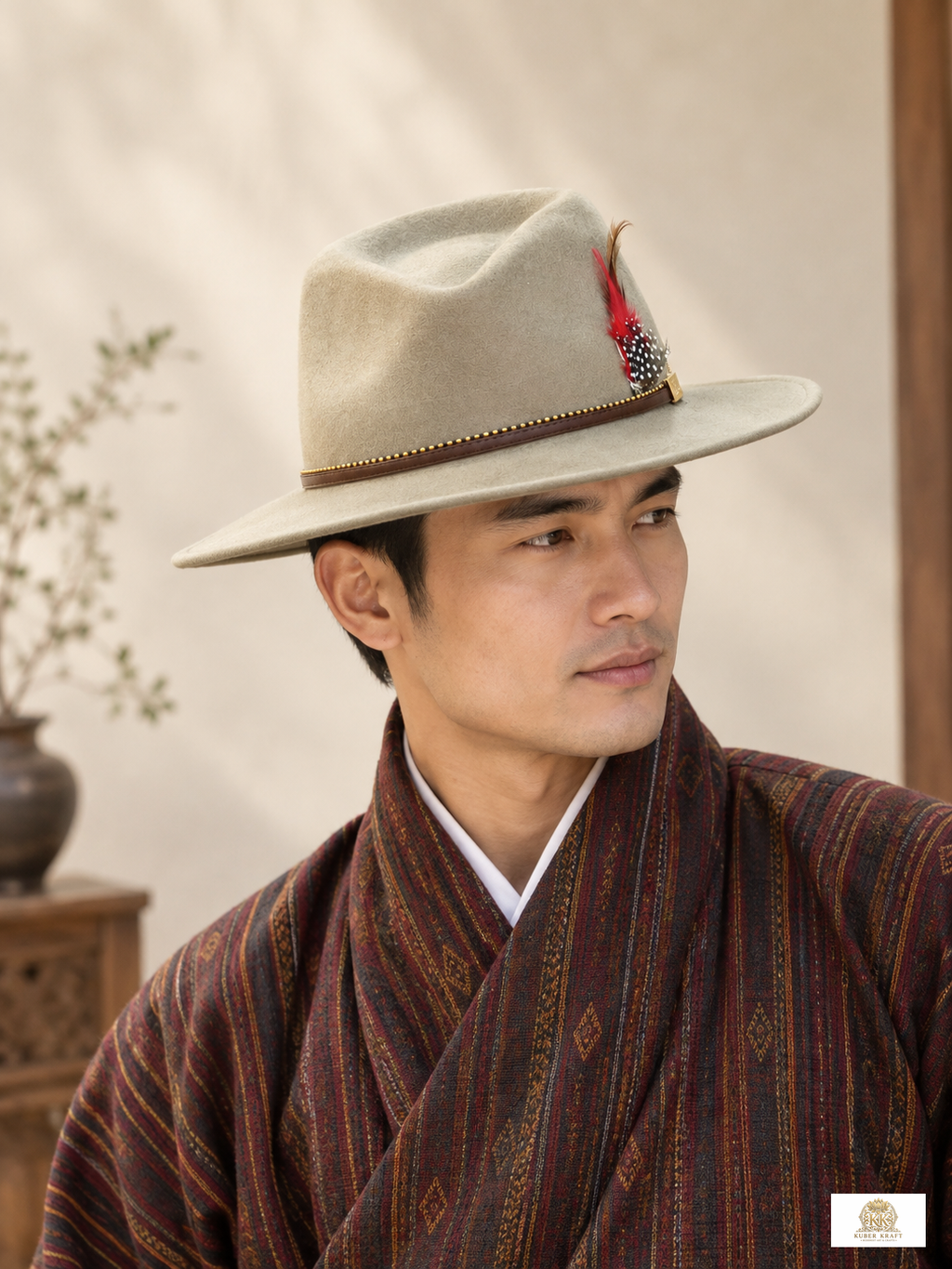 Traditional Tibetan Woolen Hat