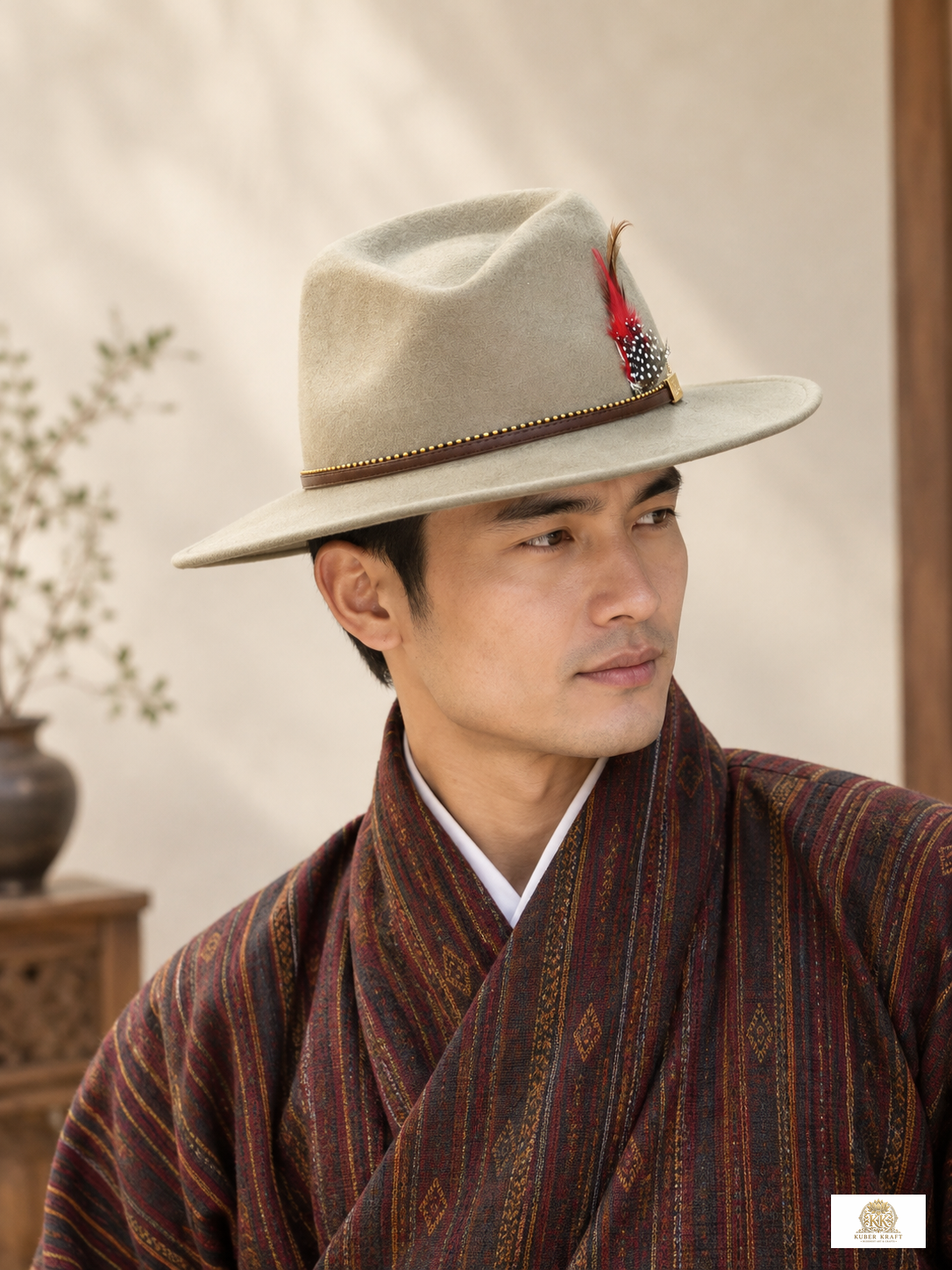 Traditional Tibetan Woolen Hat