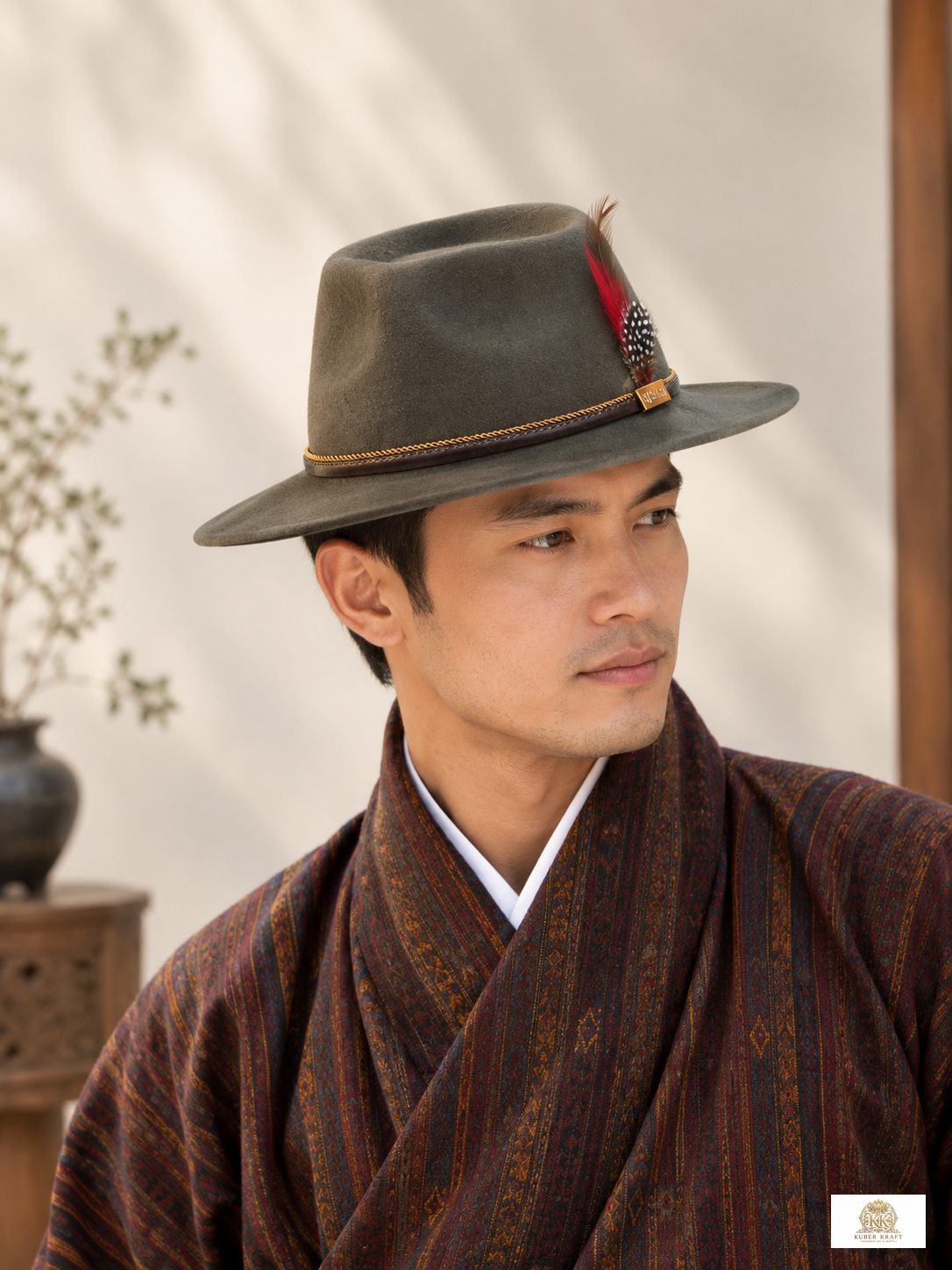 Traditional Tibetan Woolen Hat