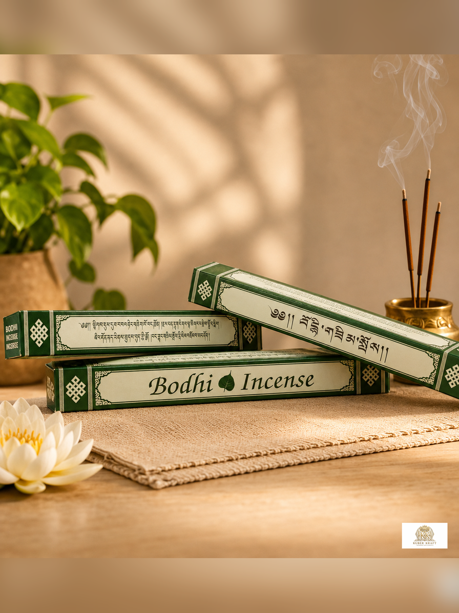 Bodhi Incense (Green)| Prayer & Meditation | Kuber Kraft
