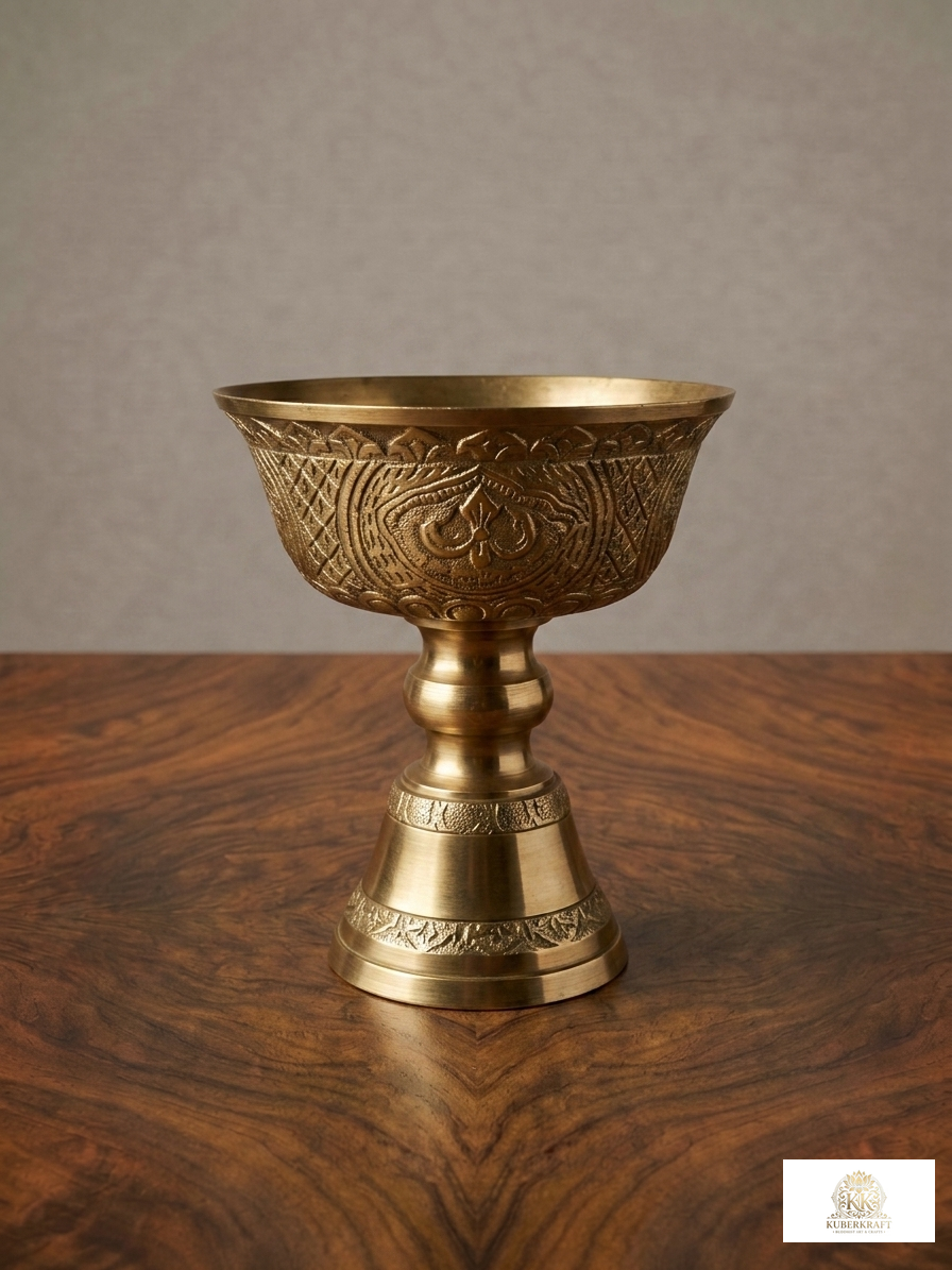 Traditional Buddhist Altar Butter Lamp (Cheemi)