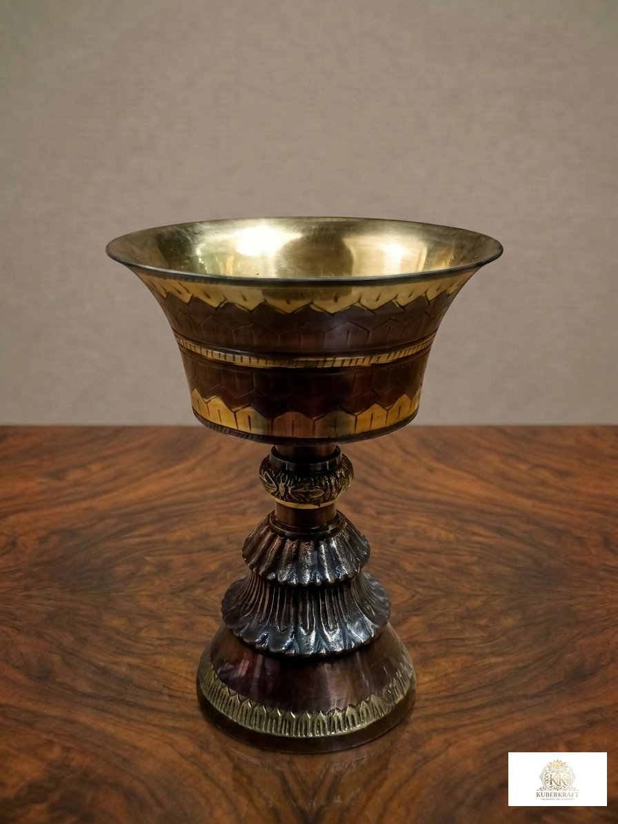 Traditional Buddhist Altar Butter Lamp (Cheemi)