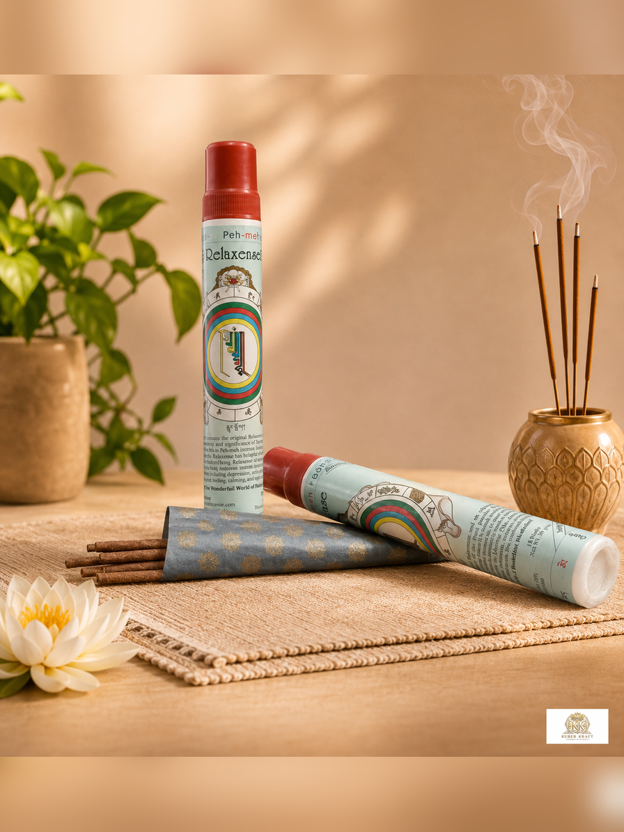 Tibetan Relaxense Incense | Prayer & Meditation | Kuber Kraft