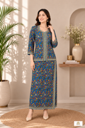 Singapuri Printed Co-Ord Dress Set