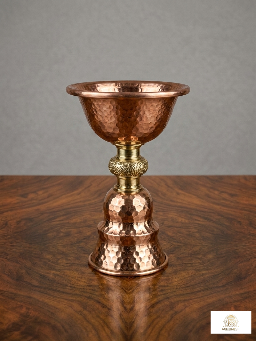 Traditional Buddhist Altar Butter Lamp (Cheemi)