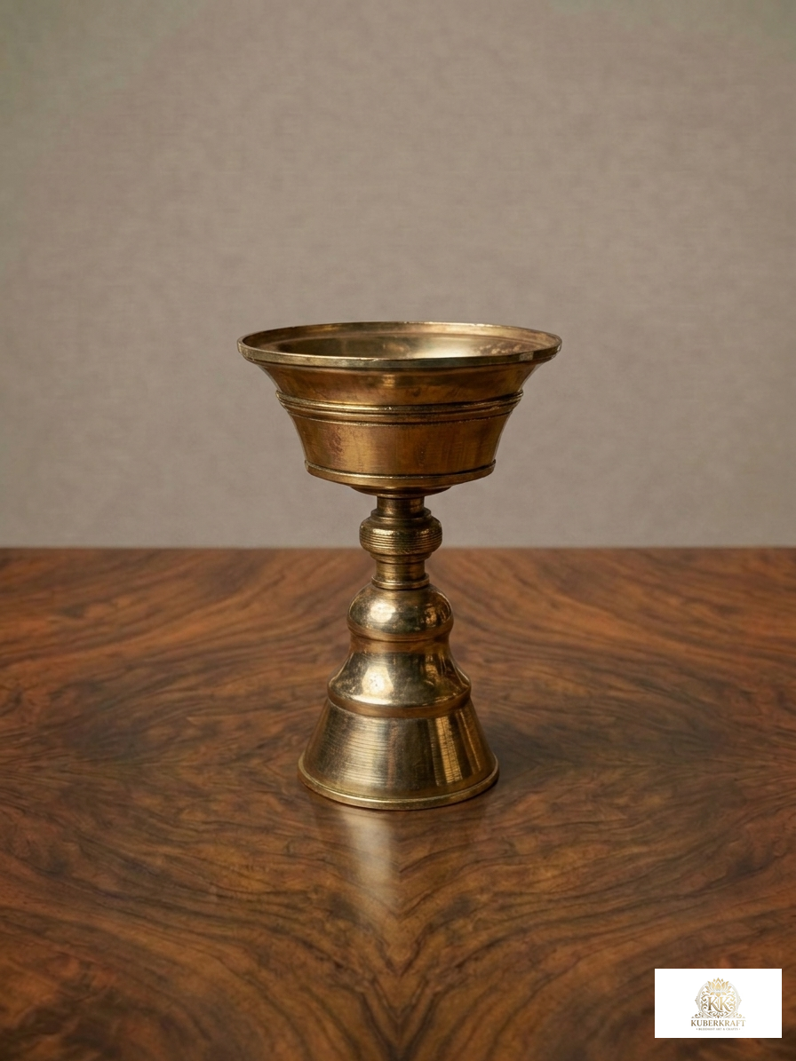 Traditional Buddhist Altar Butter Lamp (Cheemi)