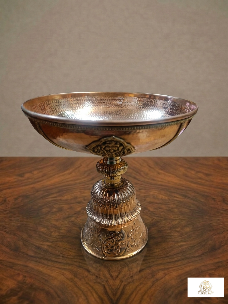 Traditional Buddhist Altar Fruit Offering Bowl