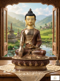 Handcrafted Meditation Buddha Statue – Symbol of Inner Peace & Awareness