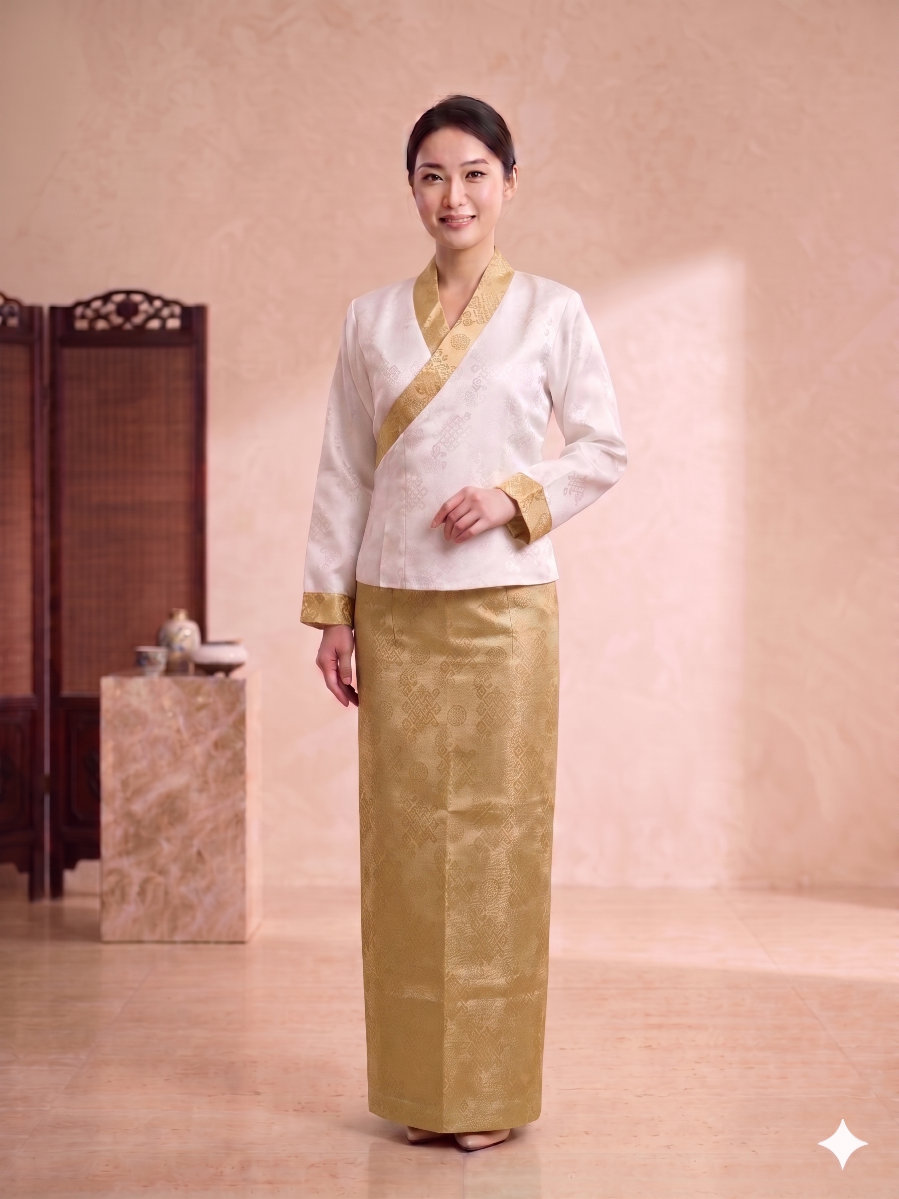Traditional 2-Piece Bakhu 1