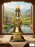 Traditional Tibetan Chorten / Stupa - The Symbol of the Enlightened Mind