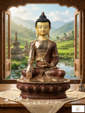 Handcrafted Meditation Buddha Statue – Symbol of Inner Peace & Awareness