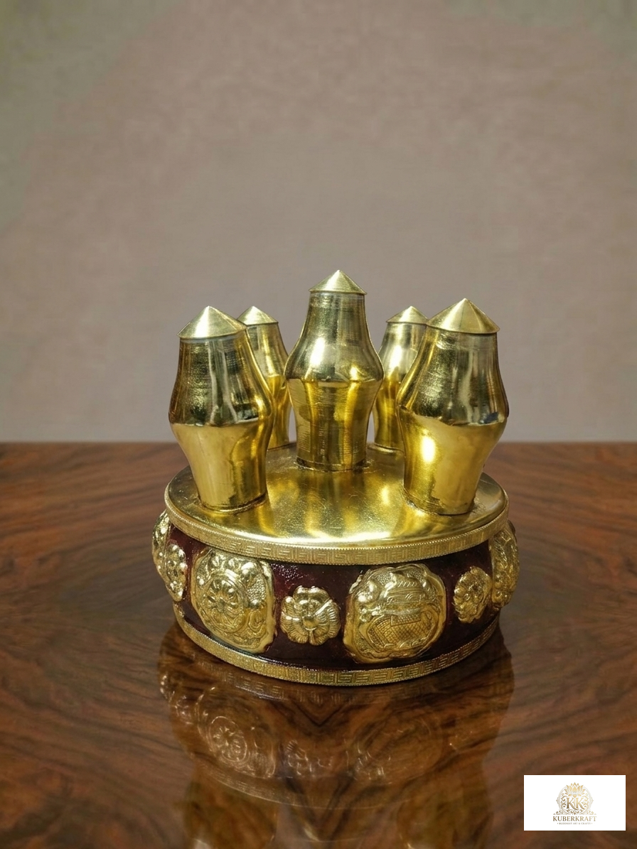 Traditional Tibetan Mandala Offering Set (Mendel)