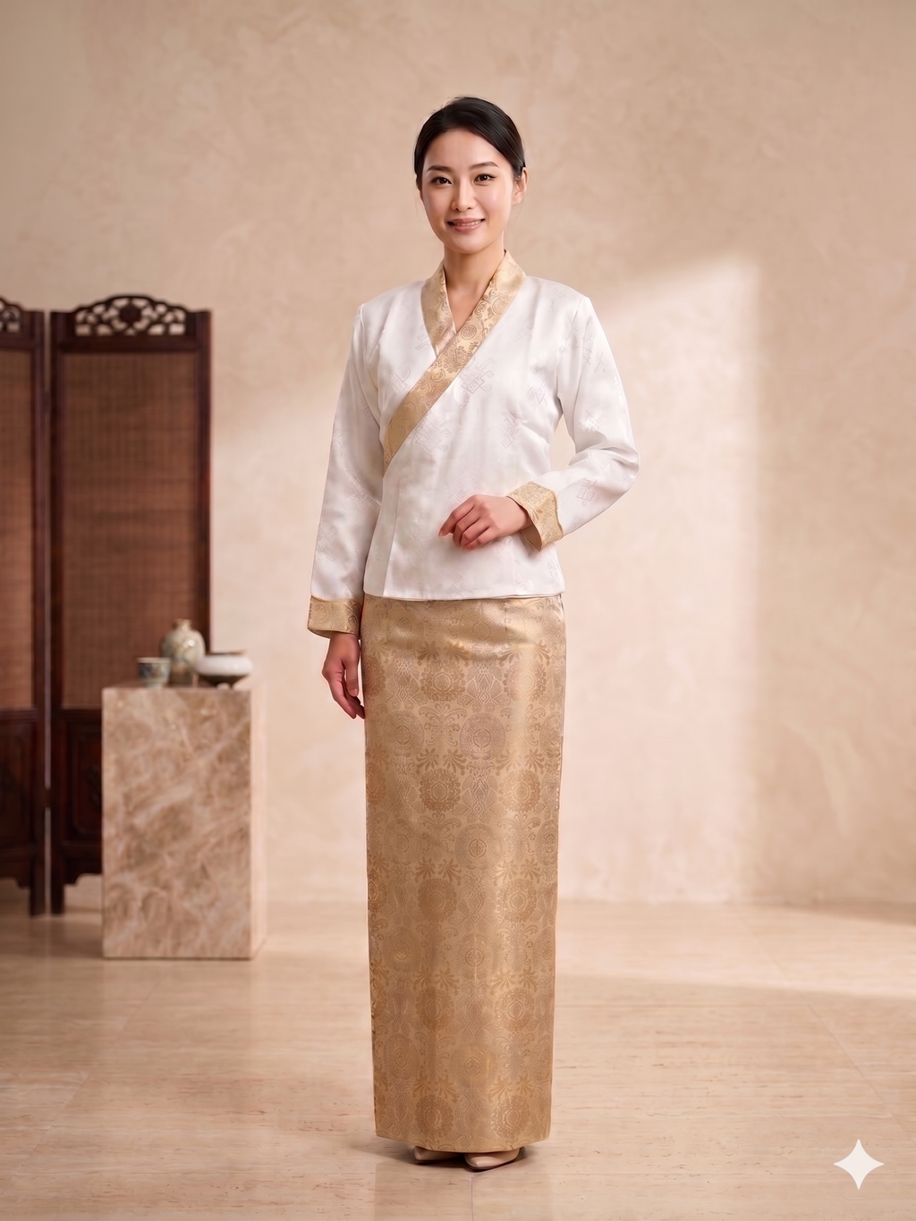 Traditional 2-Piece Bakhu 1