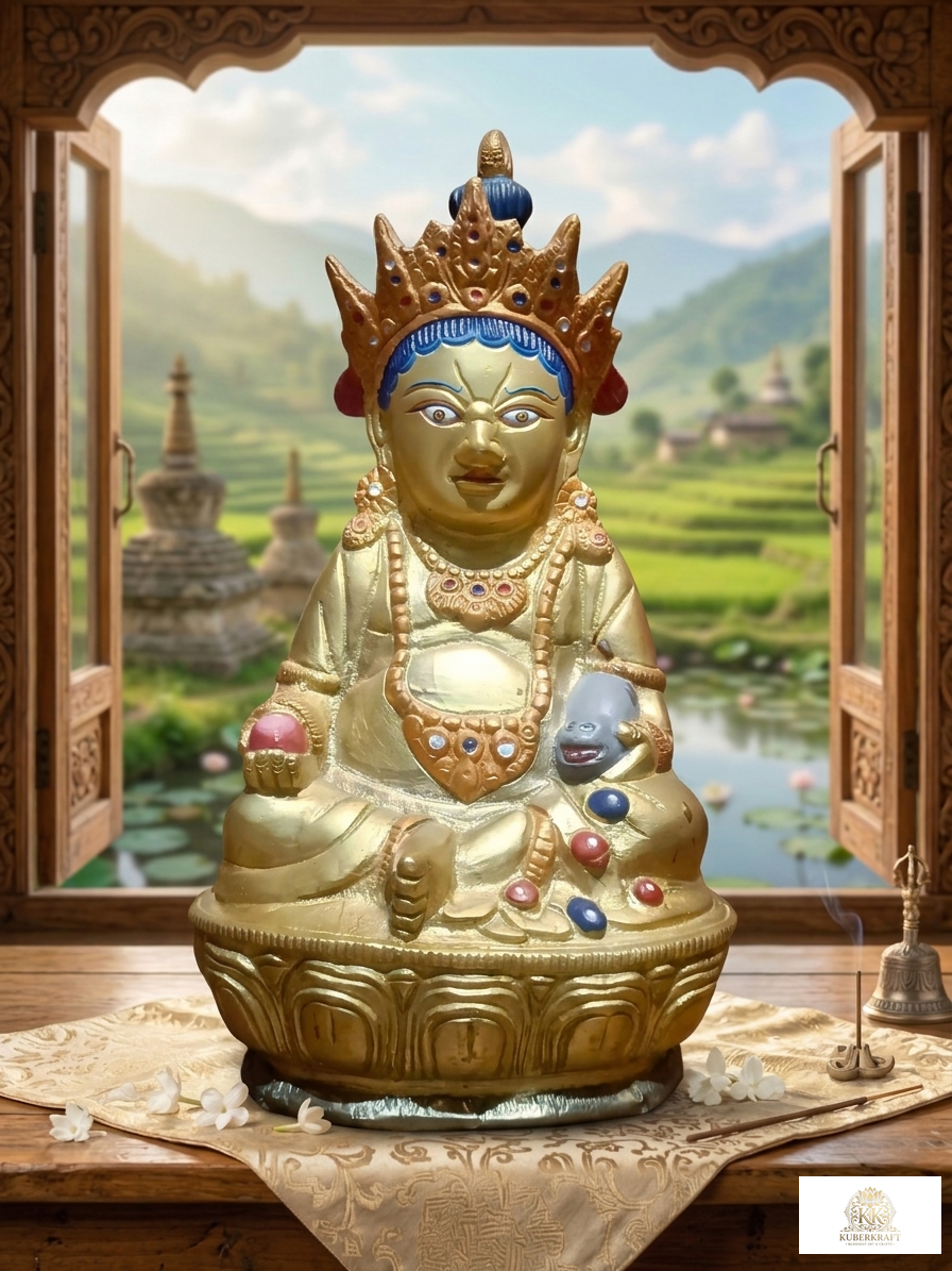 Jambhala/ Kubera Statue - The Bodhisattva of Wealth