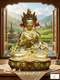 Dorjee Shampa / Vajrasattva Statue - The Buddha of Purification