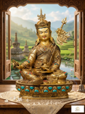 Handcrafted Guru Rinpoche / Padmasambhava Statue - The Precious Master