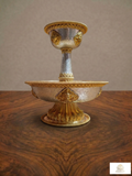 Traditional Tibetan Serkyem (Golden Drink Offering Set)