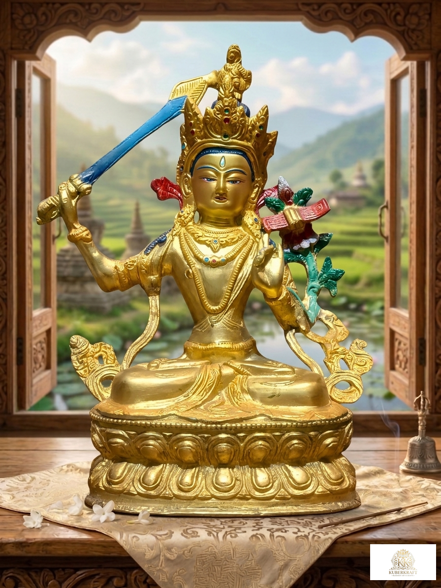 Jambiyang / Manjushri Statue - The Bodhisattva of Wisdom