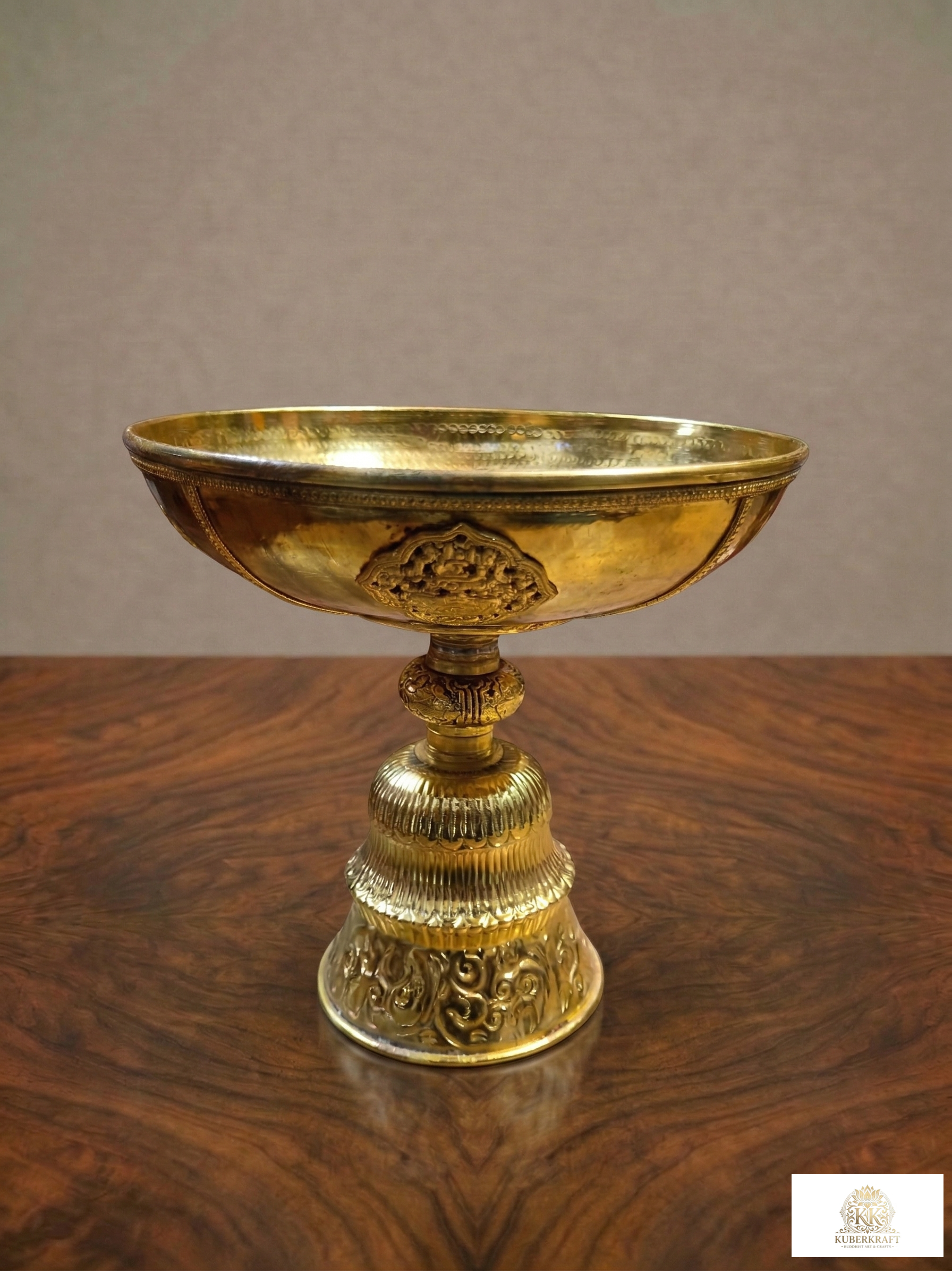 Traditional Buddhist Altar Fruit Offering Bowl