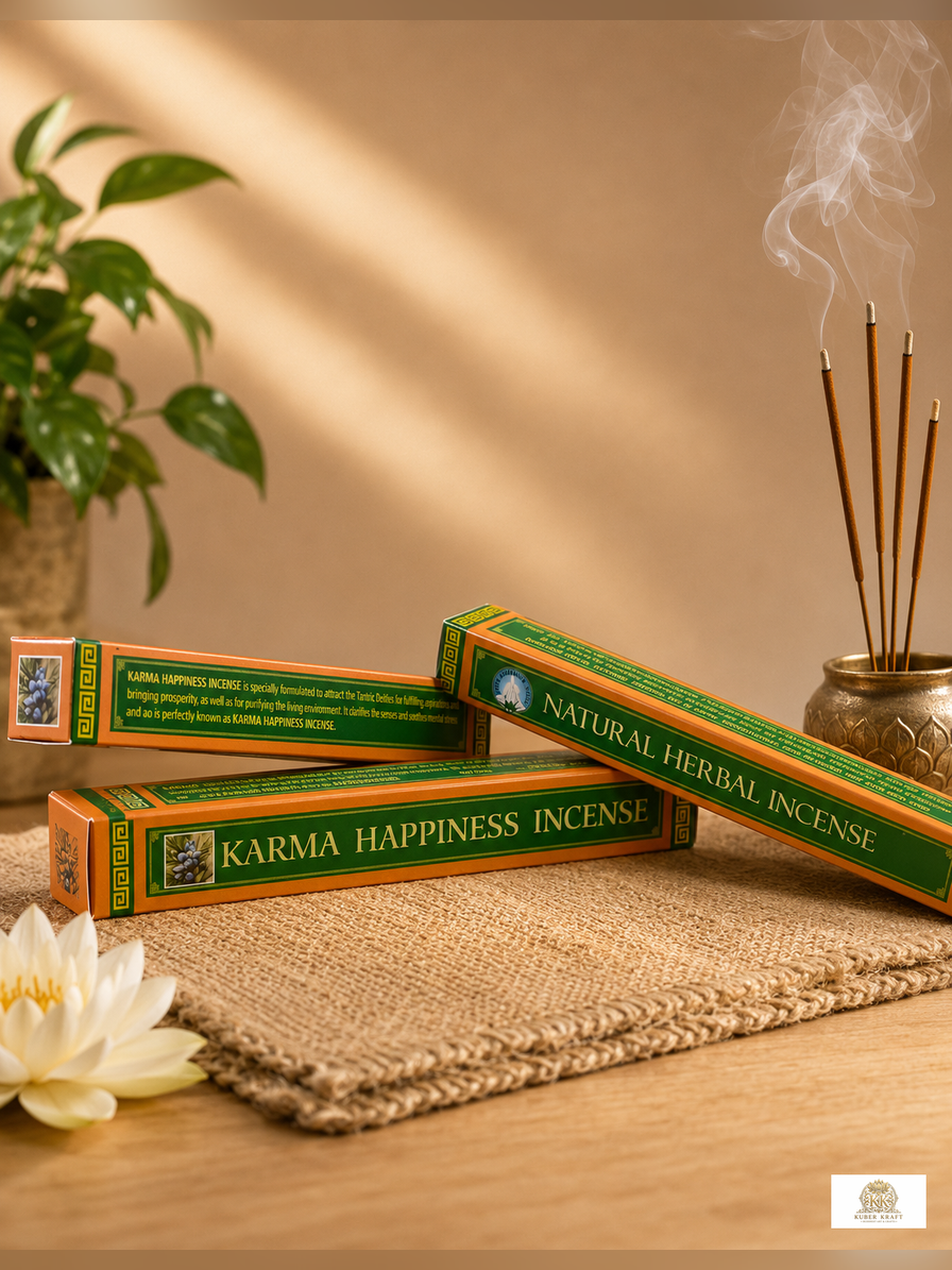Karma Happiness Incense | Prayer & Meditation | Kuber Kraft
