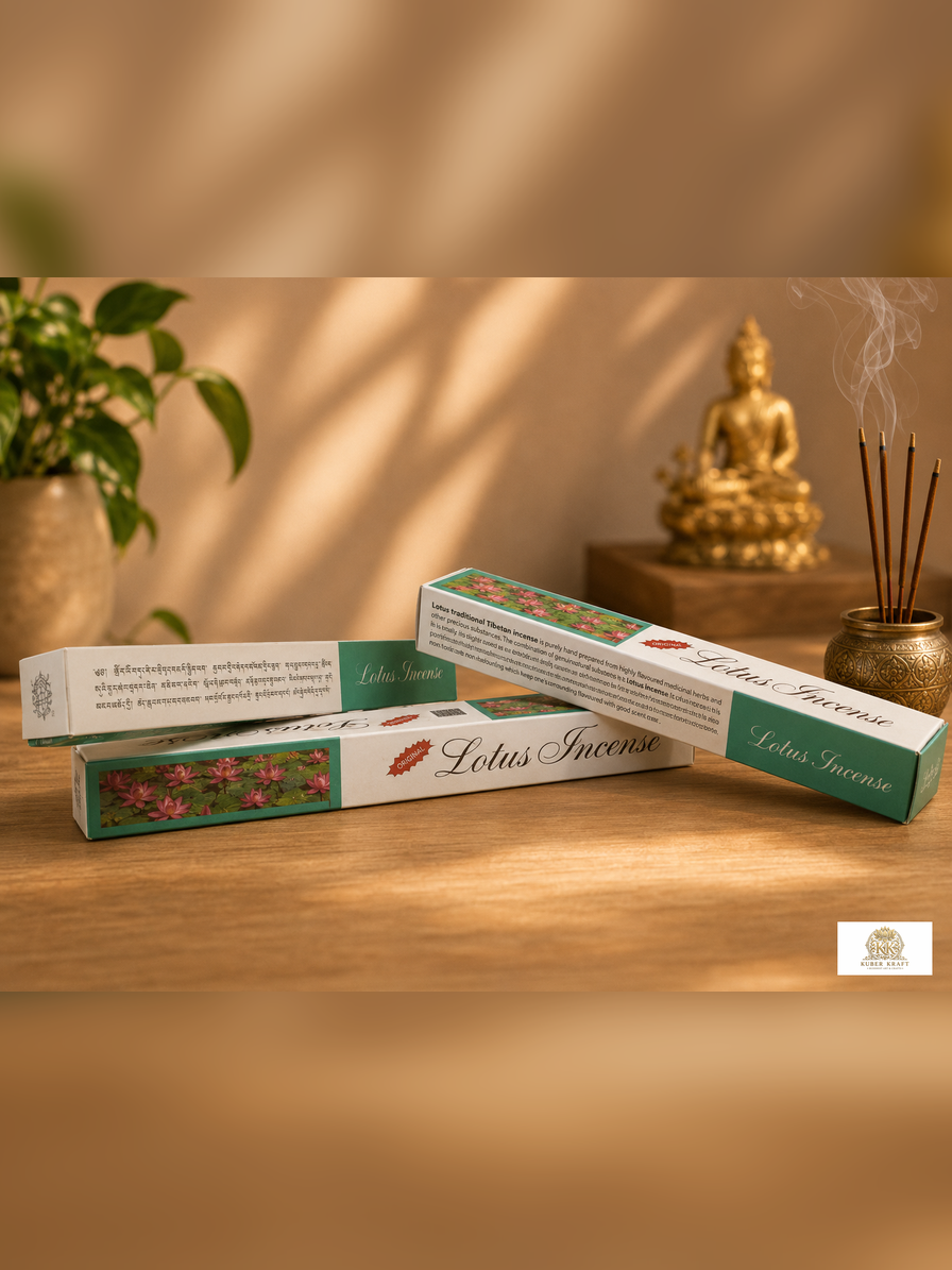 Lotus Incense | Prayer & Meditation | Kuber Kraft