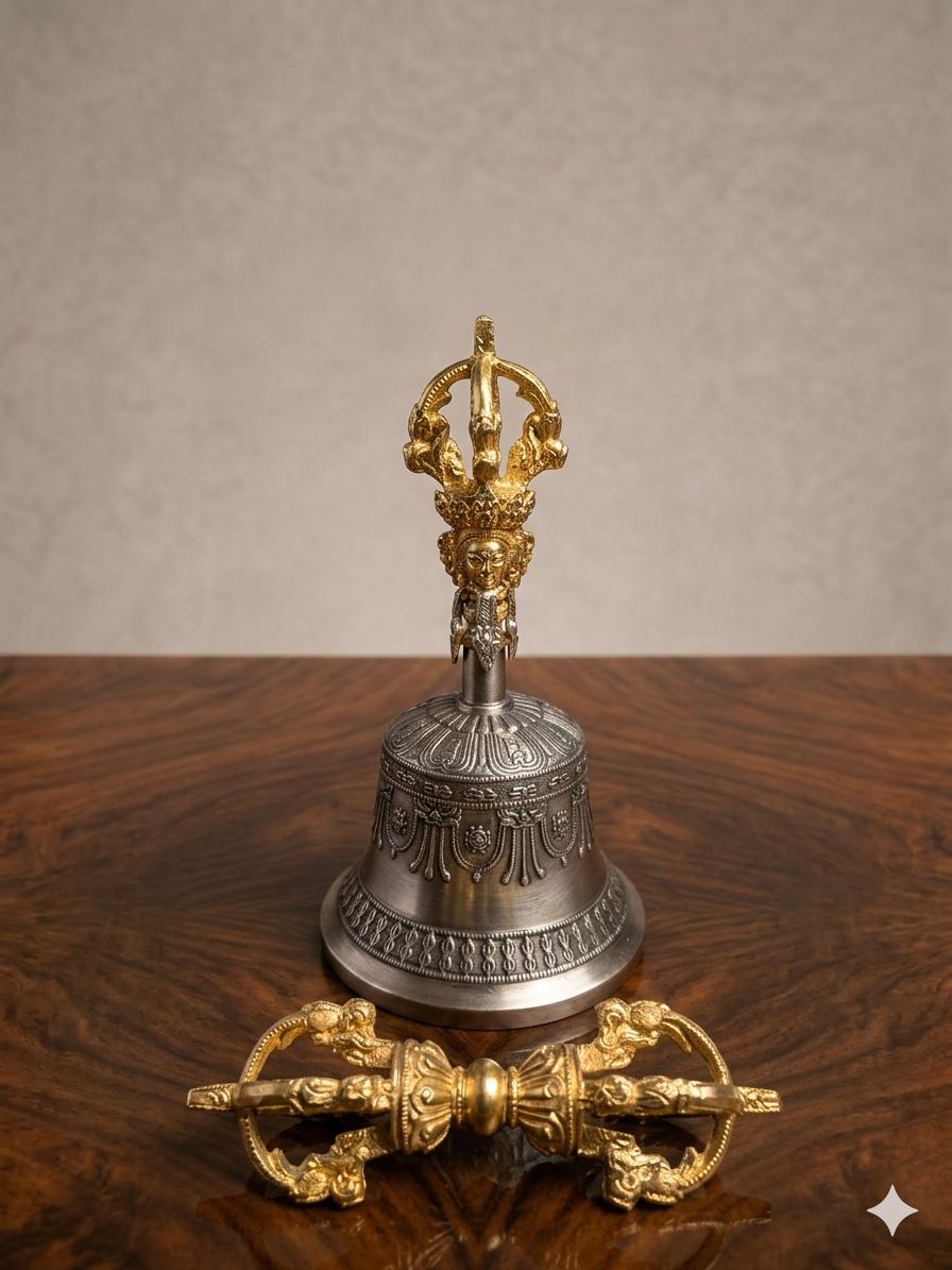 Traditional Tibetan Buddhist Ringing Bell 2