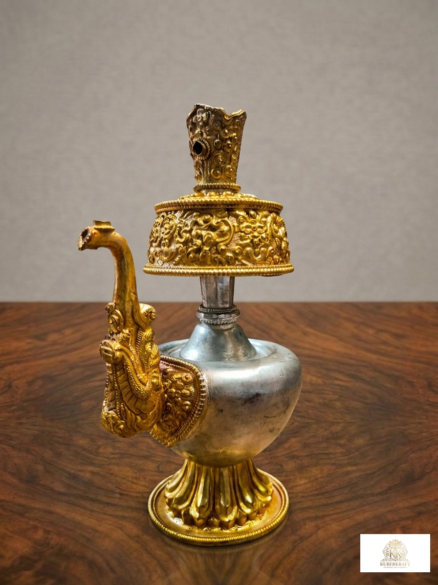 Traditional Tibetan Ritual Purification Vase (Bumba)