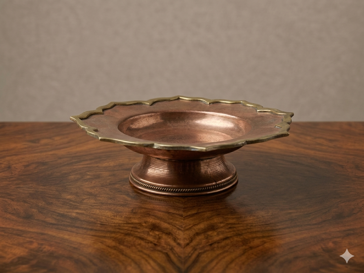 Copper Fruit Bowl (Short Height)