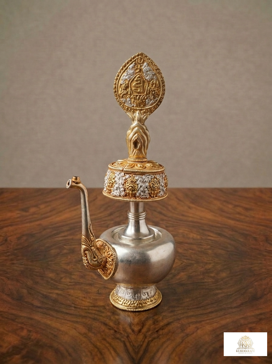 Traditional Tibetan Ritual Purification Vase (Bumba)