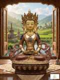 Handcrafted Tsepame / Aparimita Statue - The Buddha of Limitless Life